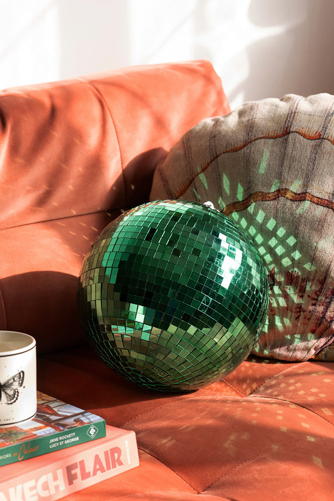 Boule disco verte