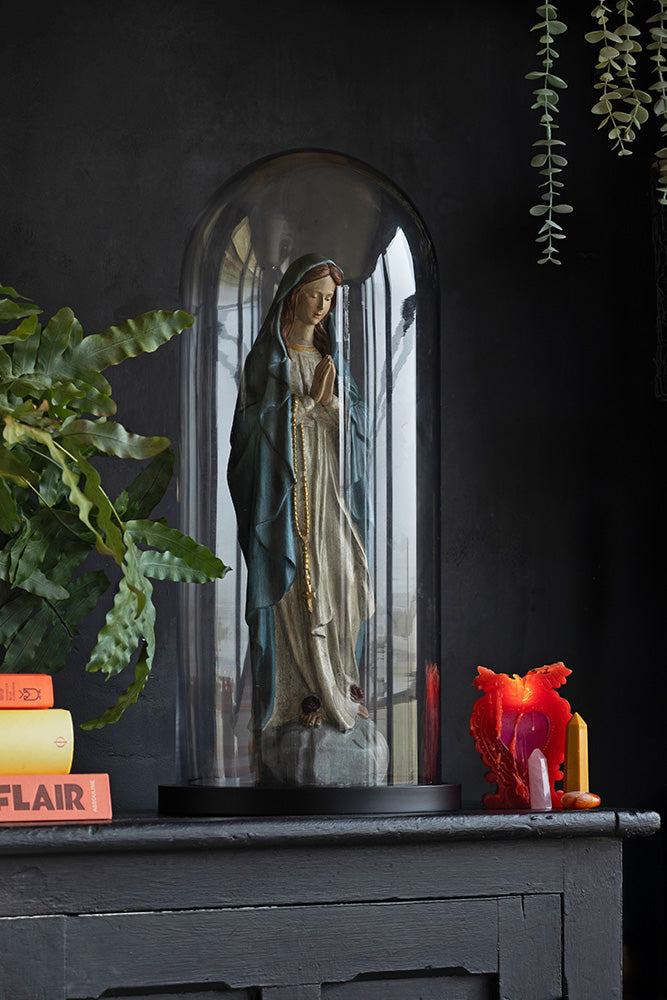 Grand dôme en verre décoratif