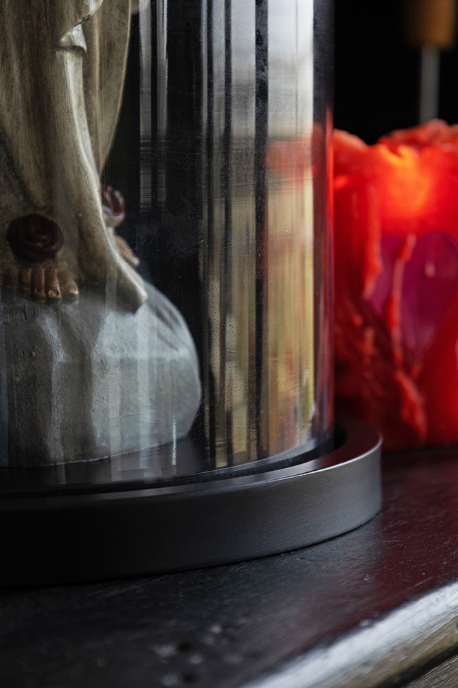 Grand dôme en verre décoratif