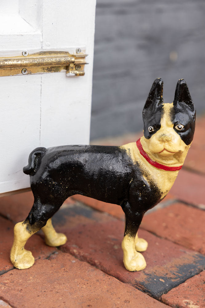 Butée de porte en fonte Boston Terrier