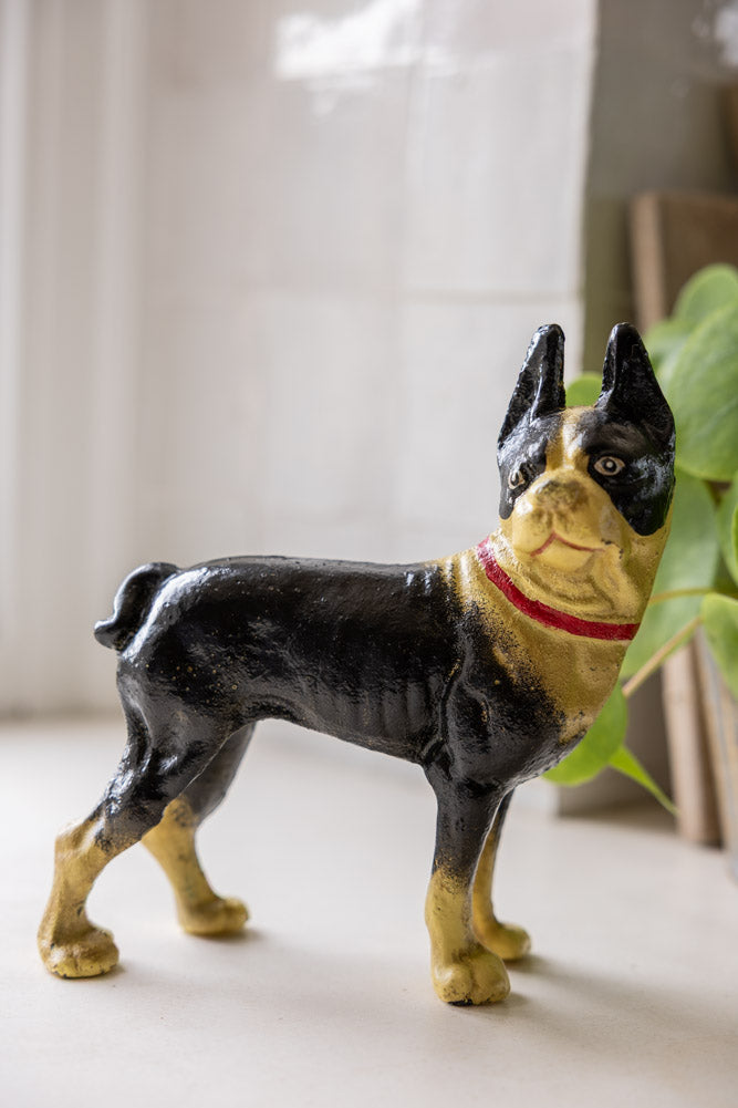 Butée de porte en fonte Boston Terrier