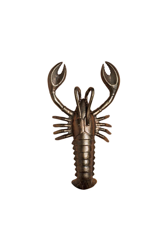 Applique murale homard effet laiton
