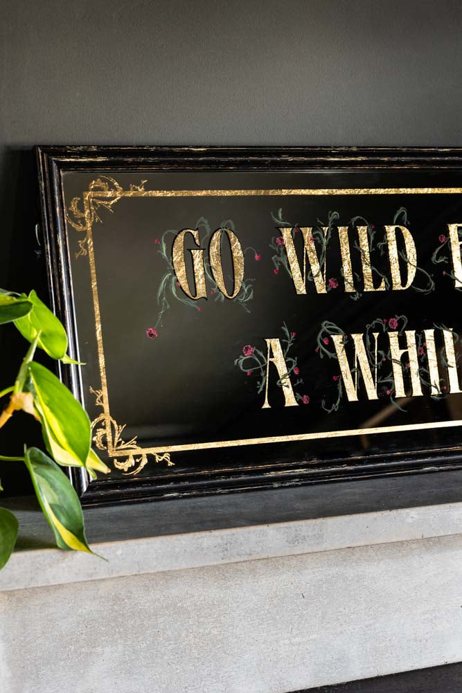 Miroir décoratif « Go Wild For A While »