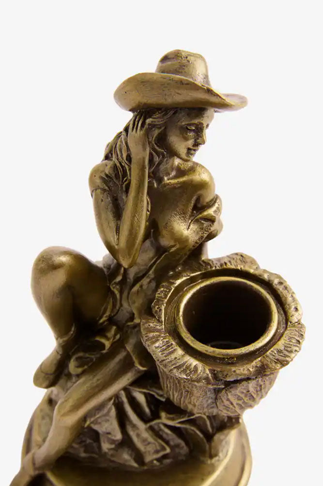 Bougeoir Cowgirl doré