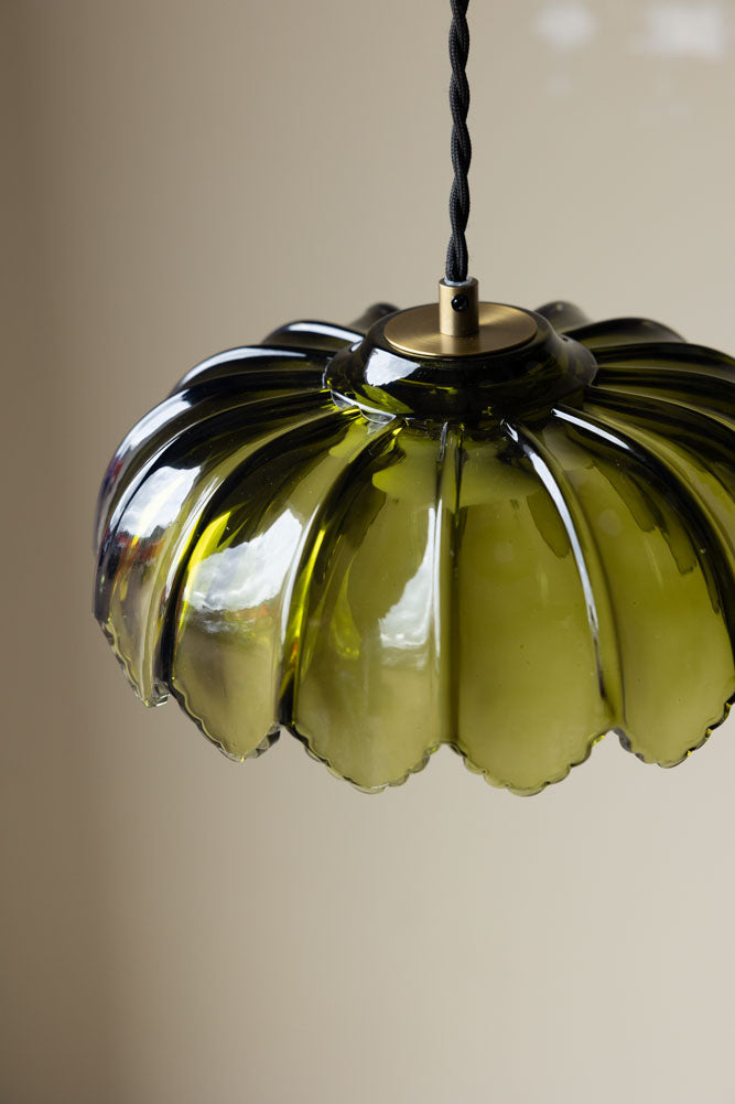 Lumière de palmier de l'île déserte en grappe dorée et verte