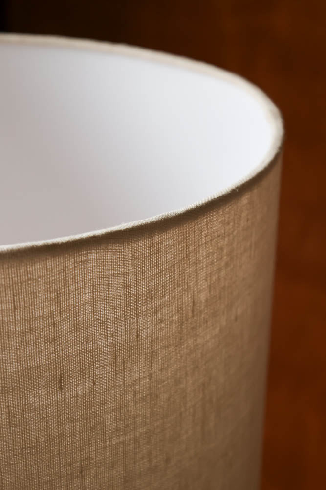 Lampe rétro à glaçure réactive HKLIVING blanche/marron