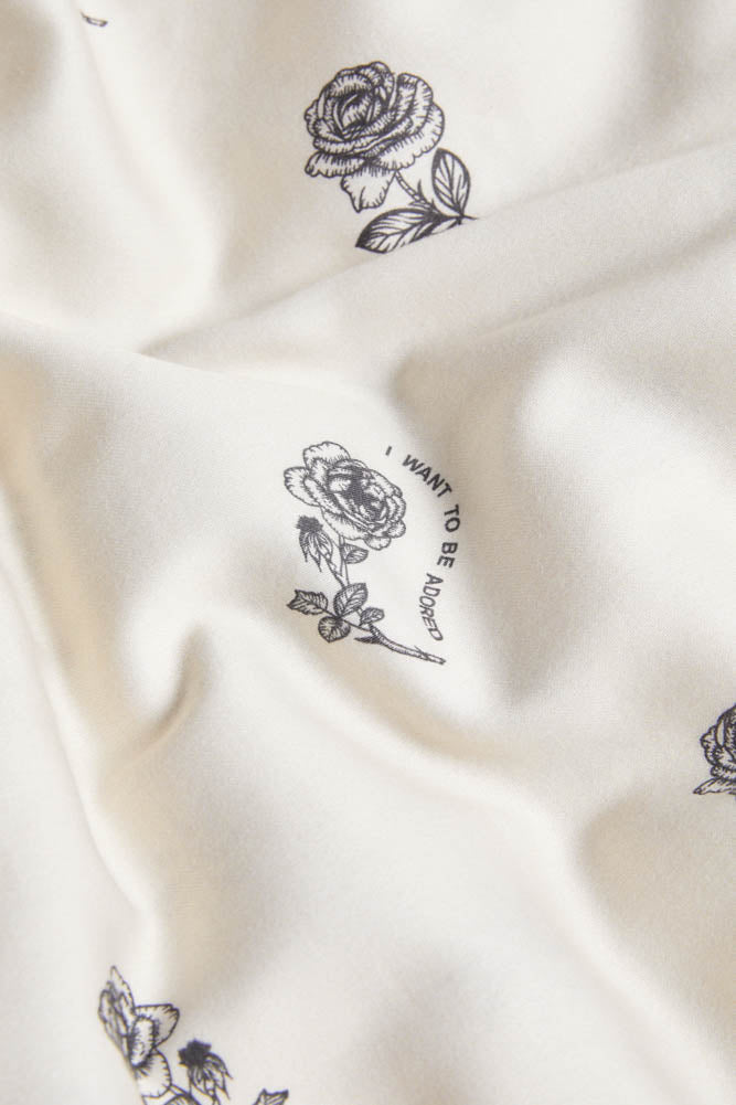 Parure housse de couette et taie d'oreiller Rock & Rose - Disponible en 4 tailles