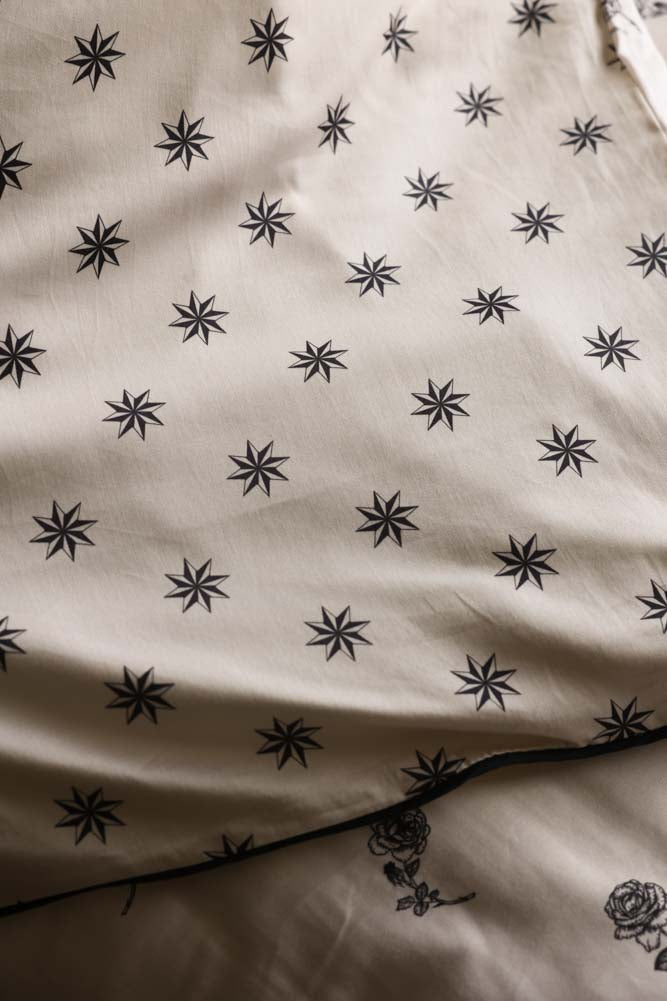 Parure housse de couette et taie d'oreiller Rock & Rose - Disponible en 4 tailles