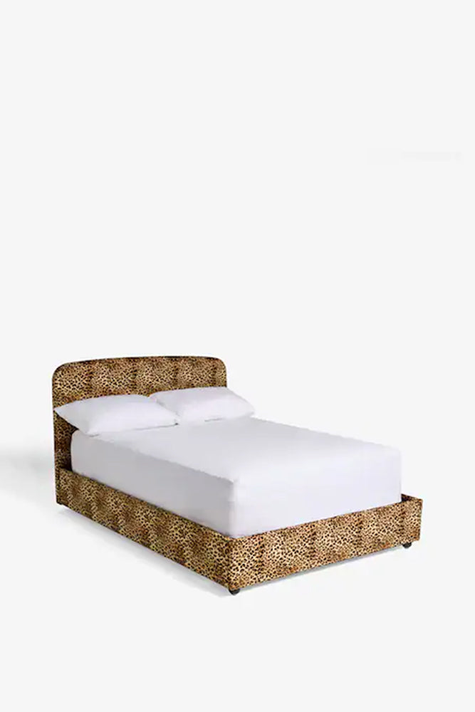 Le lit en velours Leopard Love - Disponible en 2 tailles