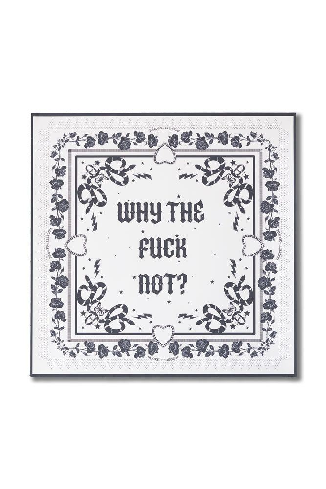 Impression d'art « Why The Fuck Not » 50 cm x 50 cm - Disponible en 4 options
