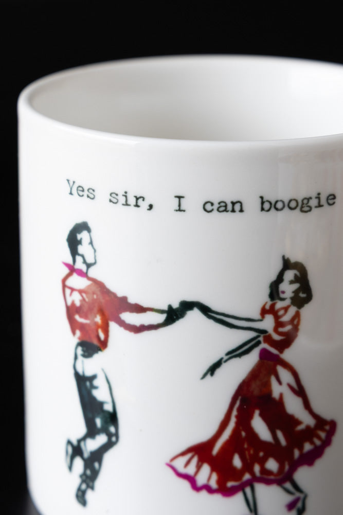 Tasse « Oui monsieur, je peux danser »