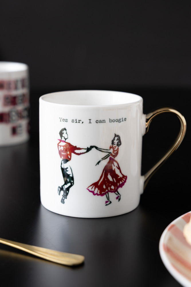 Tasse « Oui monsieur, je peux danser »