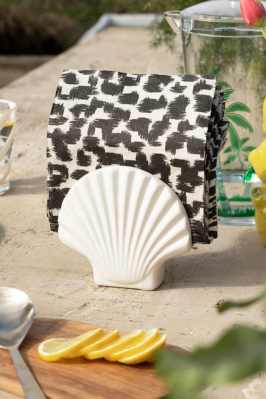 Magnifique porte-serviettes en forme de coquillage