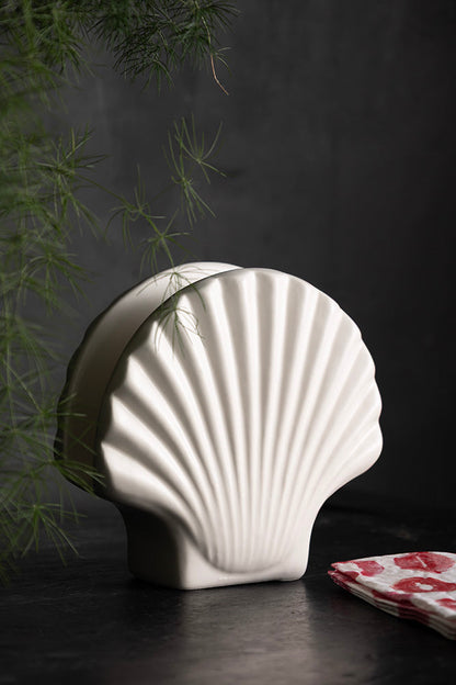 Magnifique porte-serviettes en forme de coquillage