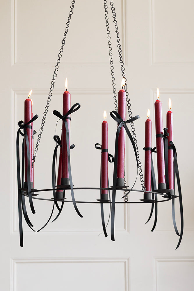 Lustre chandelier en métal chic