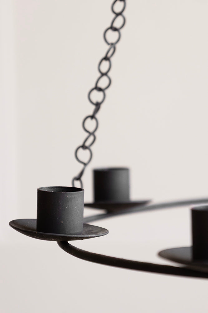 Lustre chandelier en métal chic