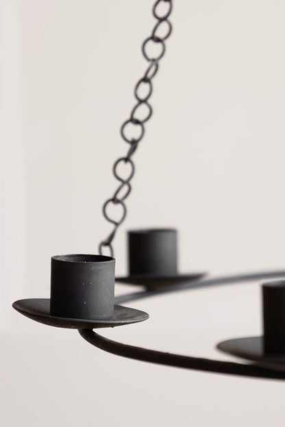 Lustre chandelier en métal chic