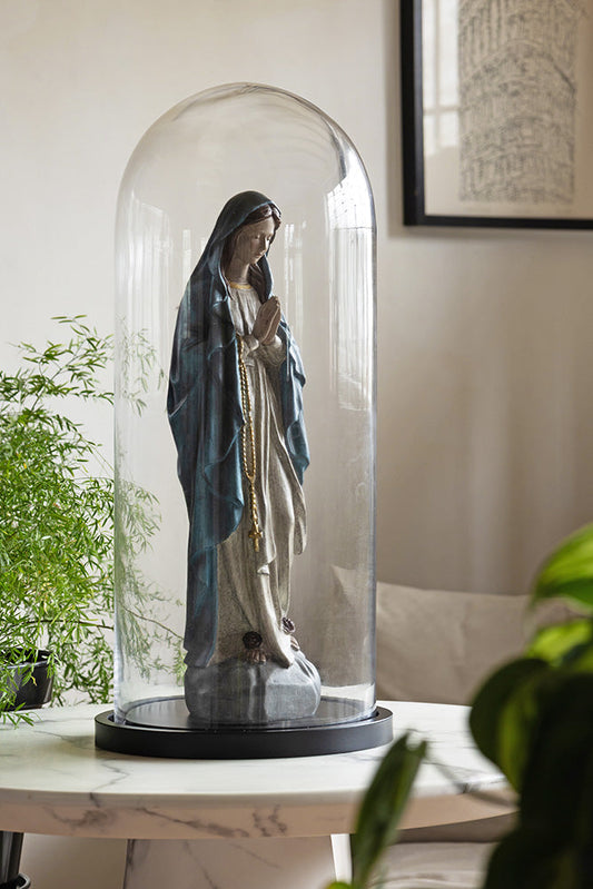 Grand dôme en verre décoratif