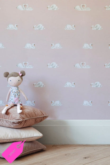 Fond d'écran Bébé Cygne de Stil Haven - ARRÊTÉ