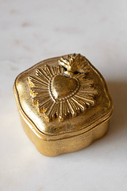 Boîte à bibelots ornée du Sacré-Cœur