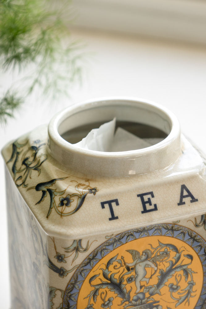 Lot de 2 pots de conservation en céramique pour thé et café