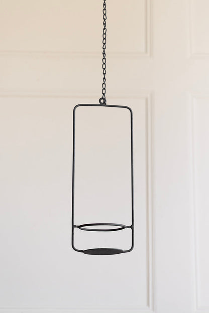 Porte-bouteille/vase en verre métallique
