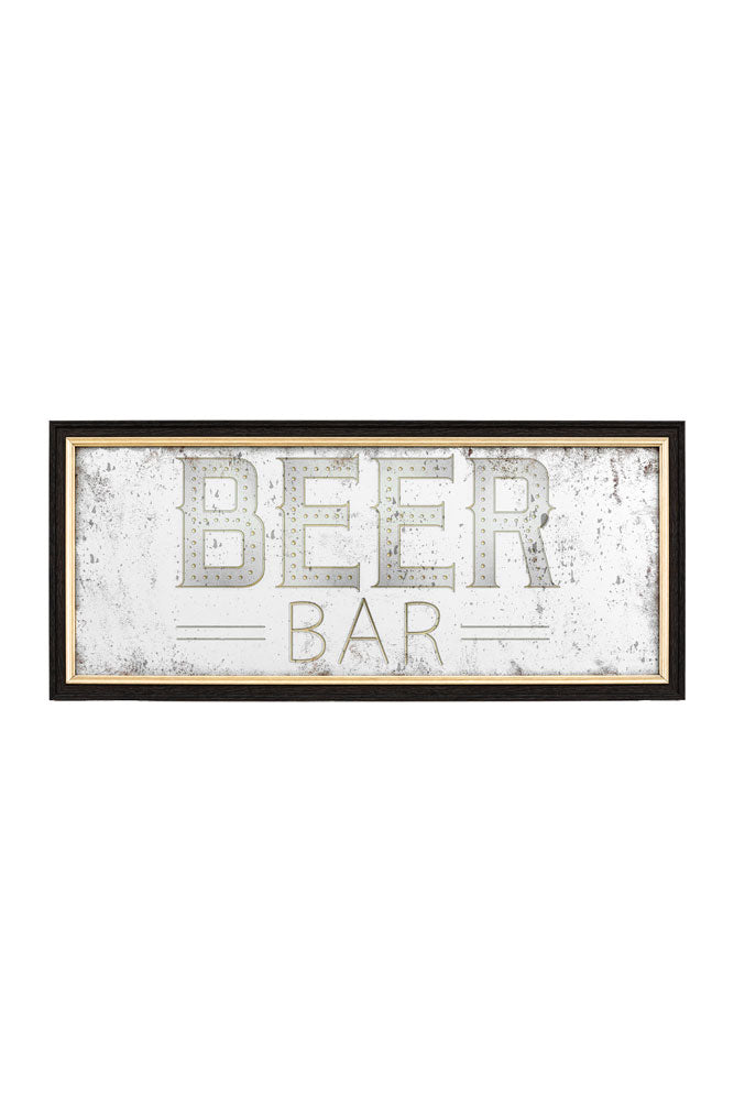 Miroir de bar à bière de style vintage