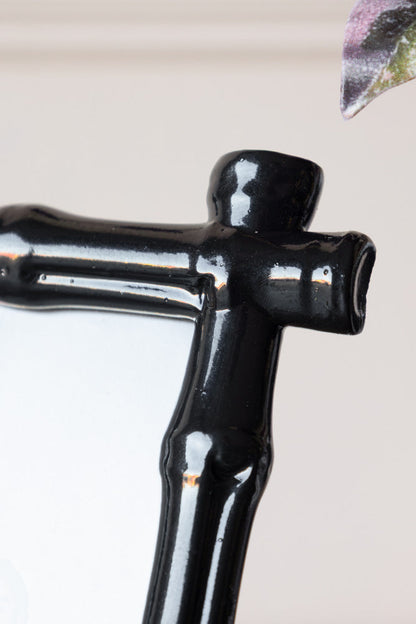 Cadre photo effet bambou noir