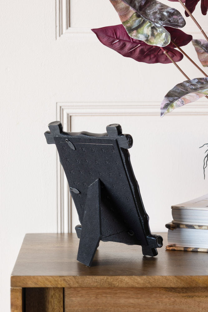Cadre photo effet bambou noir
