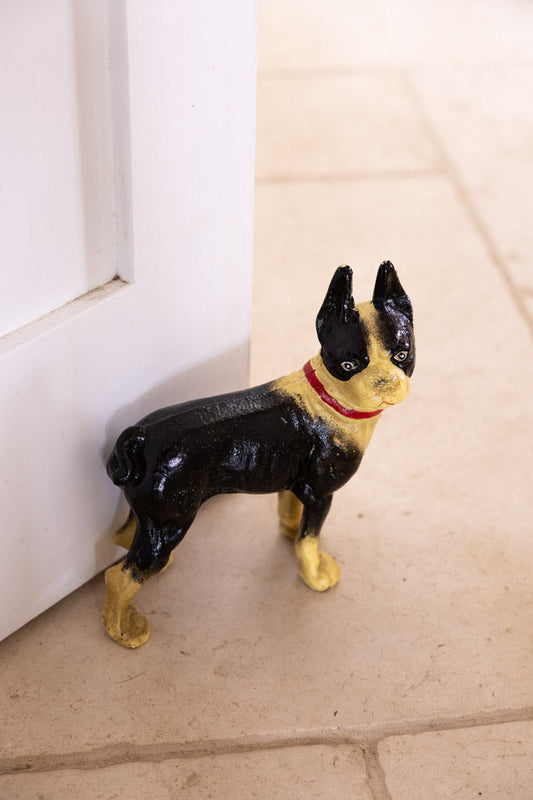 Butée de porte en fonte Boston Terrier