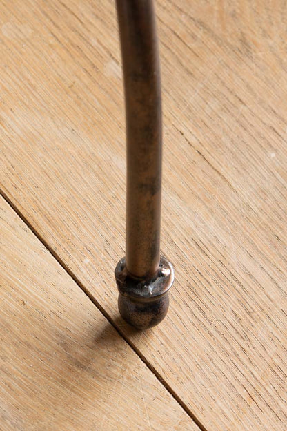 Table d'appoint d'échecs effet bronze