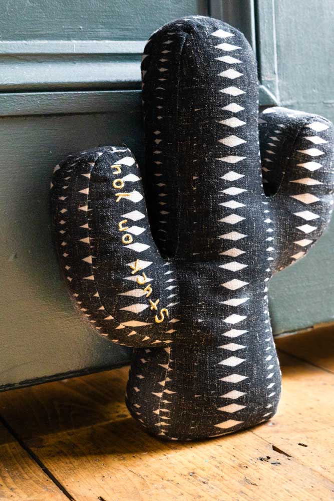 Butoir de porte en forme de cactus