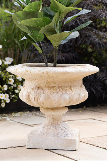 Jardinière classique effet pierre