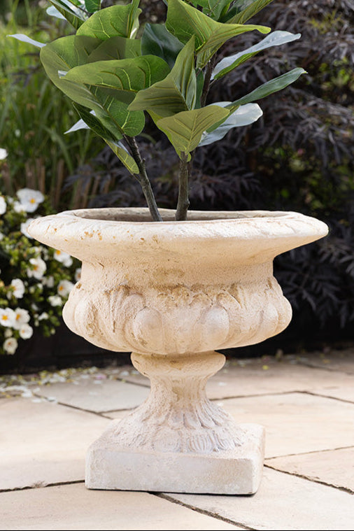 Jardinière classique effet pierre