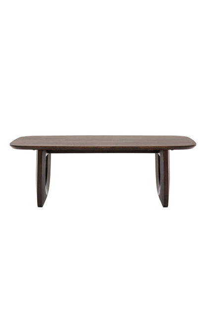 Table basse courbée en bois de manguier