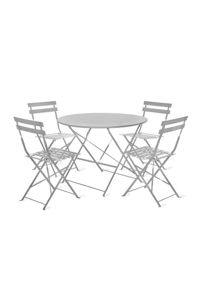Ensemble de jardin bistrot blanc