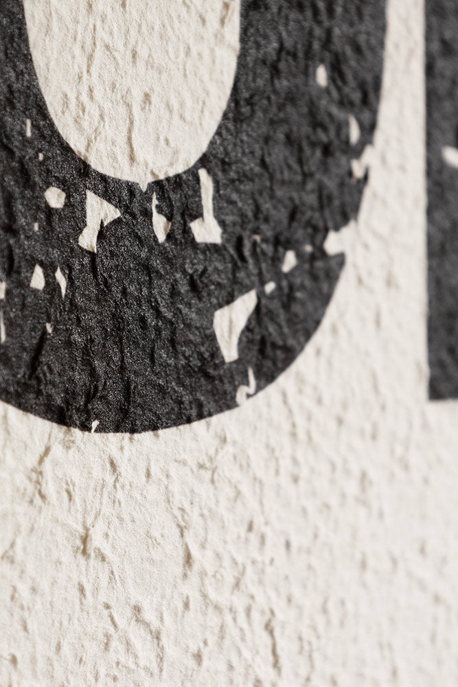 Décoration murale encadrée « Ciao » en noir et blanc