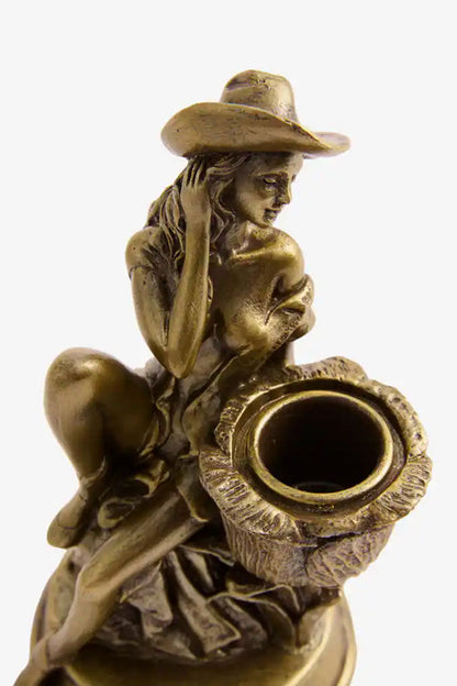 Bougeoir Cowgirl doré
