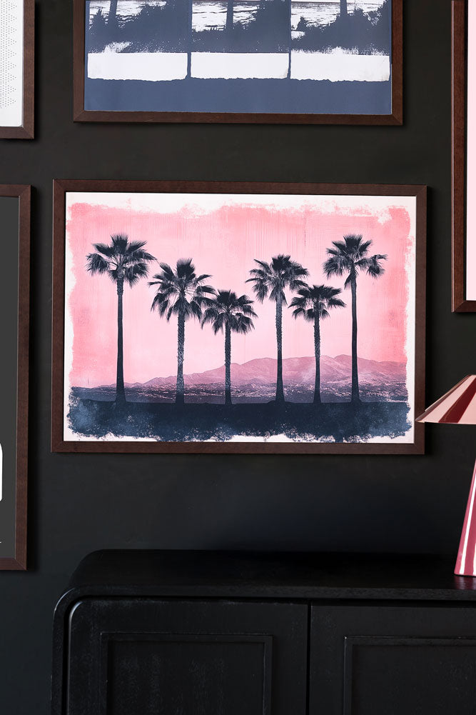 Impression d'art A2 « Coucher de soleil rose » - Disponible en 4 options