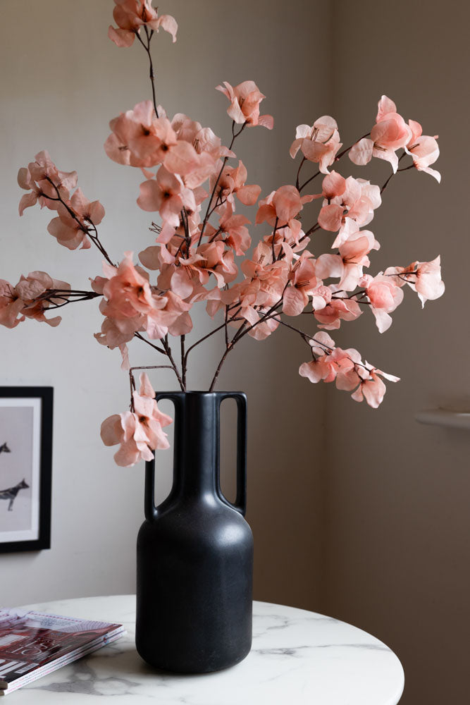 Jolie tige de fleur rose