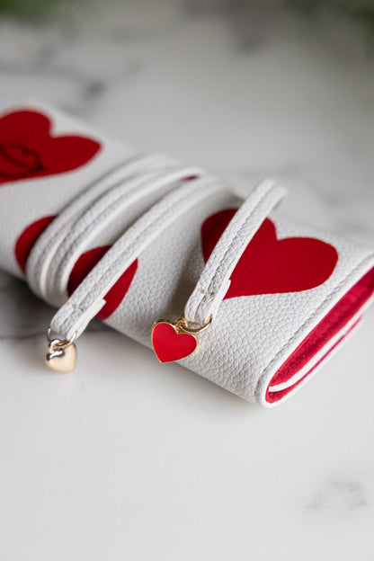 Coffret à bijoux avec cartes à jouer Reine de Cœur