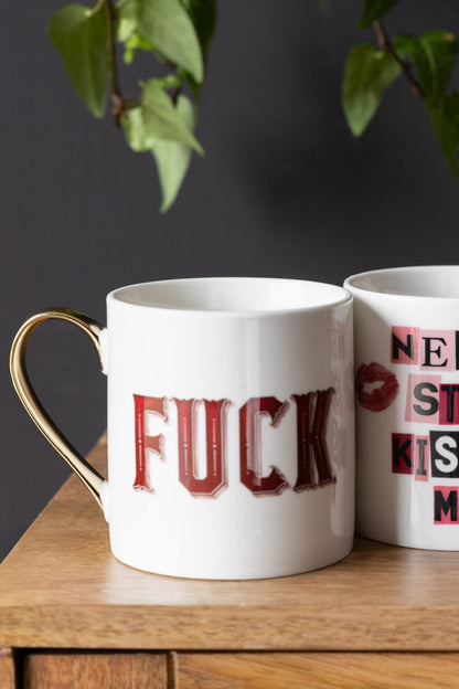 Tasse Fuck rouge et rose