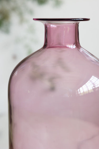 Flacon d'apothicaire rose et vert