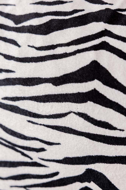 Coussin imprimé tigre des neiges