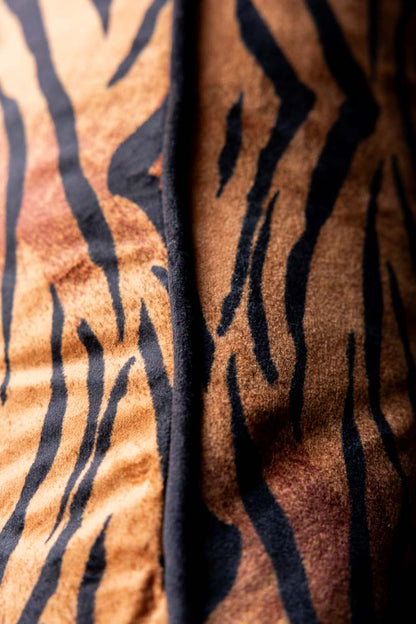 Coussin imprimé tigre