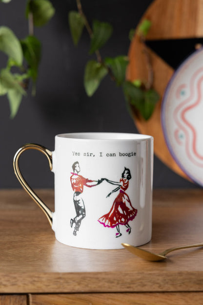Tasse « Oui monsieur, je peux danser »